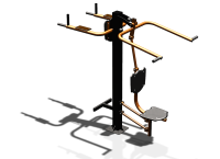 Уличный тренажер "Верхняя тяга Брусья Пресс" УТ339 в Мелитополе