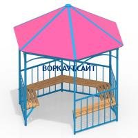 Беседка с лавками МАФ 4120 в Мелитополе