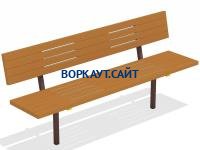 Диван уличный МАФ 1608 в Мелитополе