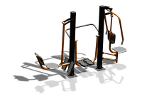 Уличный тренажер "Жим ногами Шагомер Жим от груди" УТ333 в Мелитополе