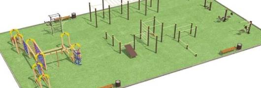 Проект спортивной площадки для любого возраста в Мелитополе