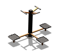 Уличный тренажер "Твистер тройной" УТ337 в Мелитополе