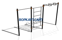 Спортивный комплекс воркаут ВС-129 в Мелитополе