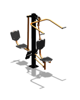 Уличный тренажер "Верхняя тяга Жим ногами" УТ322 в Мелитополе