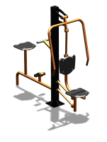 Уличный тренажер "Жим от груди Вело" УТ321 в Мелитополе