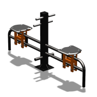 Уличный тренажер  "Каталка двойная"   УТ215 в Мелитополе