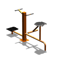 Уличный тренажер "Твистер стоя Твистер сидя" УТ323 в Мелитополе