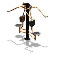 Уличный тренажер  "Верхняя тяга двойная"  УТ207 в Мелитополе