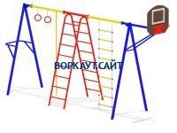 Гимнастический комплекс с баскетбольным щитом МАФ 3001 в Мелитополе