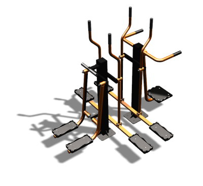 Уличный тренажер "Шпагат Маятник Лыжник двойной" УТ335 в Мелитополе