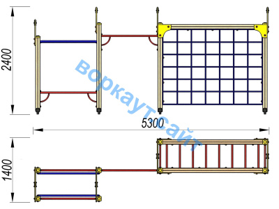 Детский спортивный комплекс Атлет ДСК 3106 в Мелитополе
