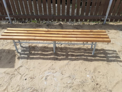 Двухметровая лавочка без спинки 2 м МАФ 1602 в Мелитополе