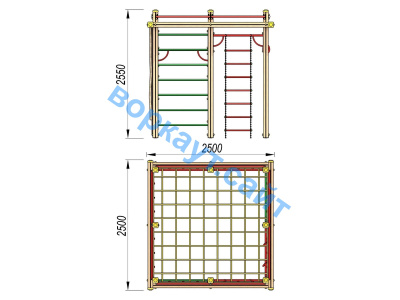 Детский спортивный комплекс ДСК 3110 в Мелитополе Детский спортивный комплекс ДСК 3110 в Мелитополе