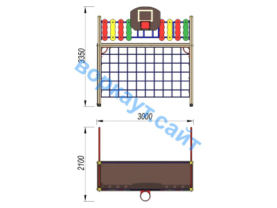 Детский спортивный комплекс ДСК 3101 в Мелитополе