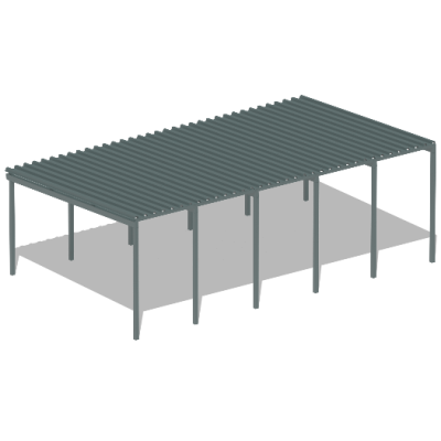 Большой теневой навес трибун МАФ 4131 в Мелитополе