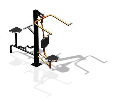 Уличный тренажер "Верхняя тяга Вело" УТ340 в Мелитополе