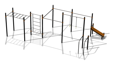 Спортивный комплекс воркаут ВС-153 в Мелитополе