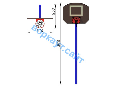 Баскетбольный щит СИО 3510 в Мелитополе
