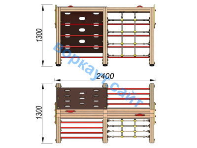 Детский спортивный комплекс ДСК 3203 в Мелитополе