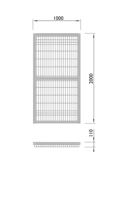 Калитка спортивной площадки МАФ 5105 в Мелитополе