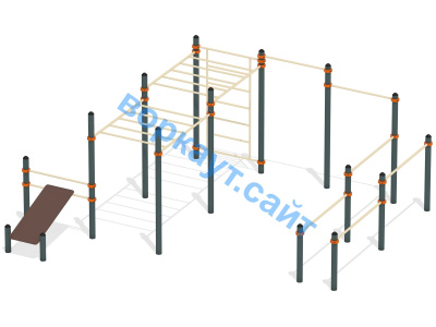 Спортивный комплекс воркаут ВС-50 в Мелитополе