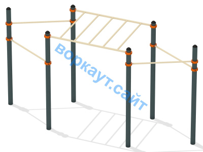 Турник разноуровневый с рукоходом ВС-26 в Мелитополе
