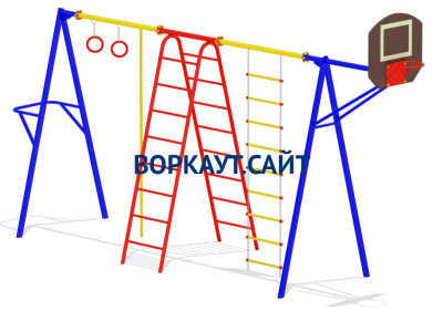 Гимнастический комплекс с баскетбольным щитом МАФ 3001 в Мелитополе Гимнастический комплекс с баскетбольным щитом МАФ 3001 в Мелитополе