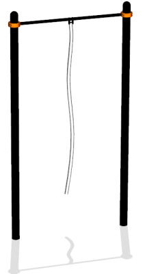 Турник с гимнастическим канатом ВС-34 в Мелитополе