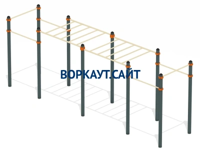 Воркаут рукоход с турниками ВС-23 в Мелитополе