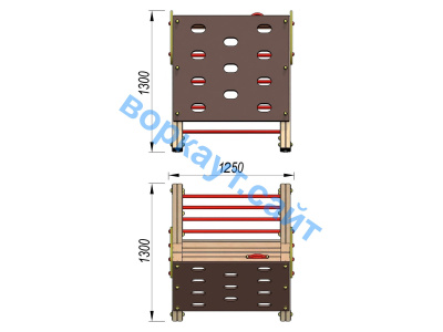 Детский спортивный комплекс ДСК 3202 в Мелитополе