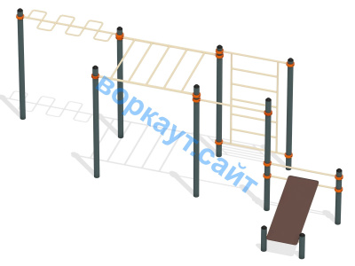 Спортивный комплекс воркаут ВС-45 в Мелитополе