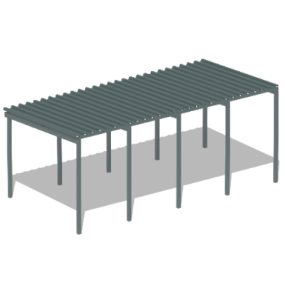 Теневой навес трибун МАФ 4130 в Мелитополе