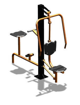 Уличный тренажер "Жим от груди Вело" УТ321 в Мелитополе