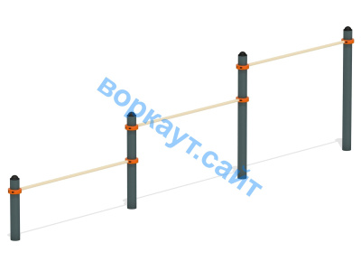 Каскад турников тройной ВС-6 в Мелитополе