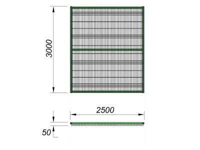 Ограждение спортивной площадки 2500х3000 МАФ 5103 в Мелитополе
