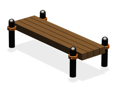 Воркаут скамья ВС-38 в Мелитополе