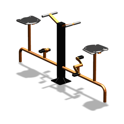 Уличный тренажер  "Вело двойной"   УТ211 в Мелитополе