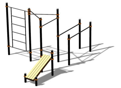 Спортивный комплекс воркаут ВС-140 в Мелитополе