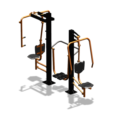 Уличный тренажер "Жим от себя Шагомер Баттерфляй" УТ303 в Мелитополе