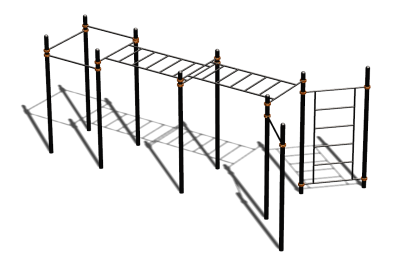 Спортивный комплекс воркаут ВС-118 в Мелитополе