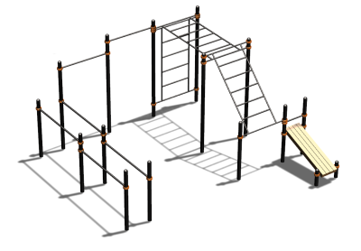 Спортивный комплекс воркаут ВС-146 в Мелитополе
