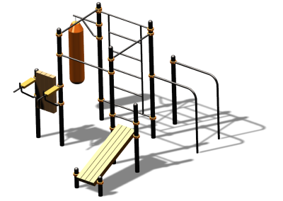 Спортивный комплекс воркаут ВС-93 в Мелитополе