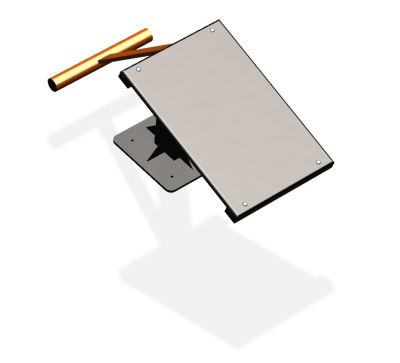 Уличный тренажер "Скамья для пресса" УТ 121 в Мелитополе