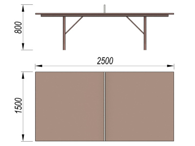 Теннисный стол МАФ 3517 в Мелитополе