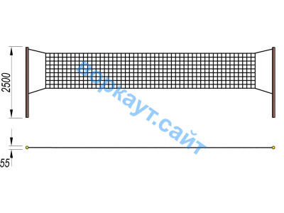 Волейбольные стойки СИО 3515 в Мелитополе