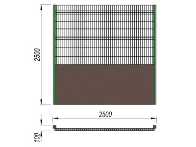 Ограждение хоккейной коробки МАФ 5202 в Мелитополе