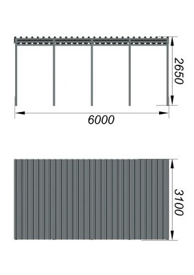 Теневой навес трибун МАФ 4130 в Мелитополе