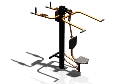 Уличный тренажер "Верхняя тяга Брусья Пресс" УТ339 в Мелитополе