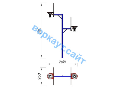 Баскетбольный щит двойной СИО 3511 в Мелитополе