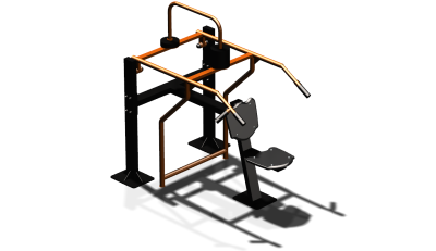 Силовой уличный тренажер  "Жим вверх сидя"  УТ403 в Мелитополе